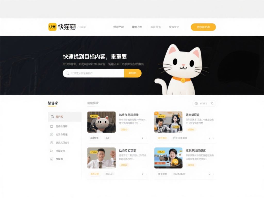 快猫官方网页具备简洁直观的设计，操作逻辑